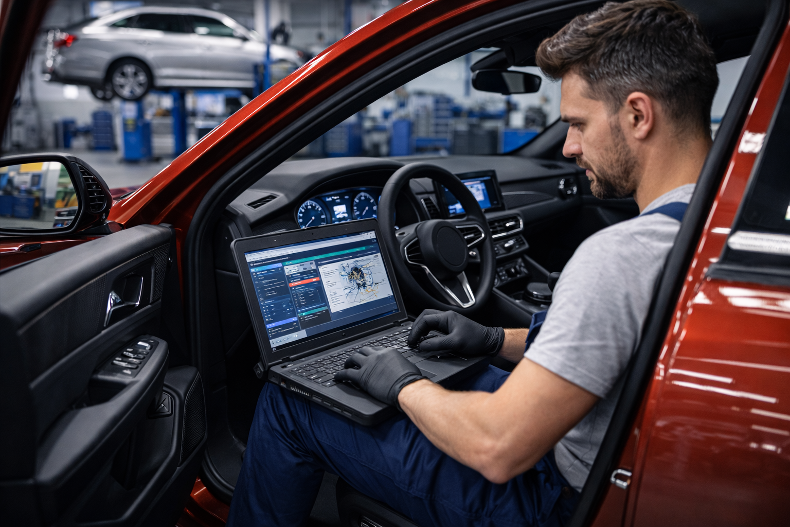 برمجة كمبيوتر السيارة