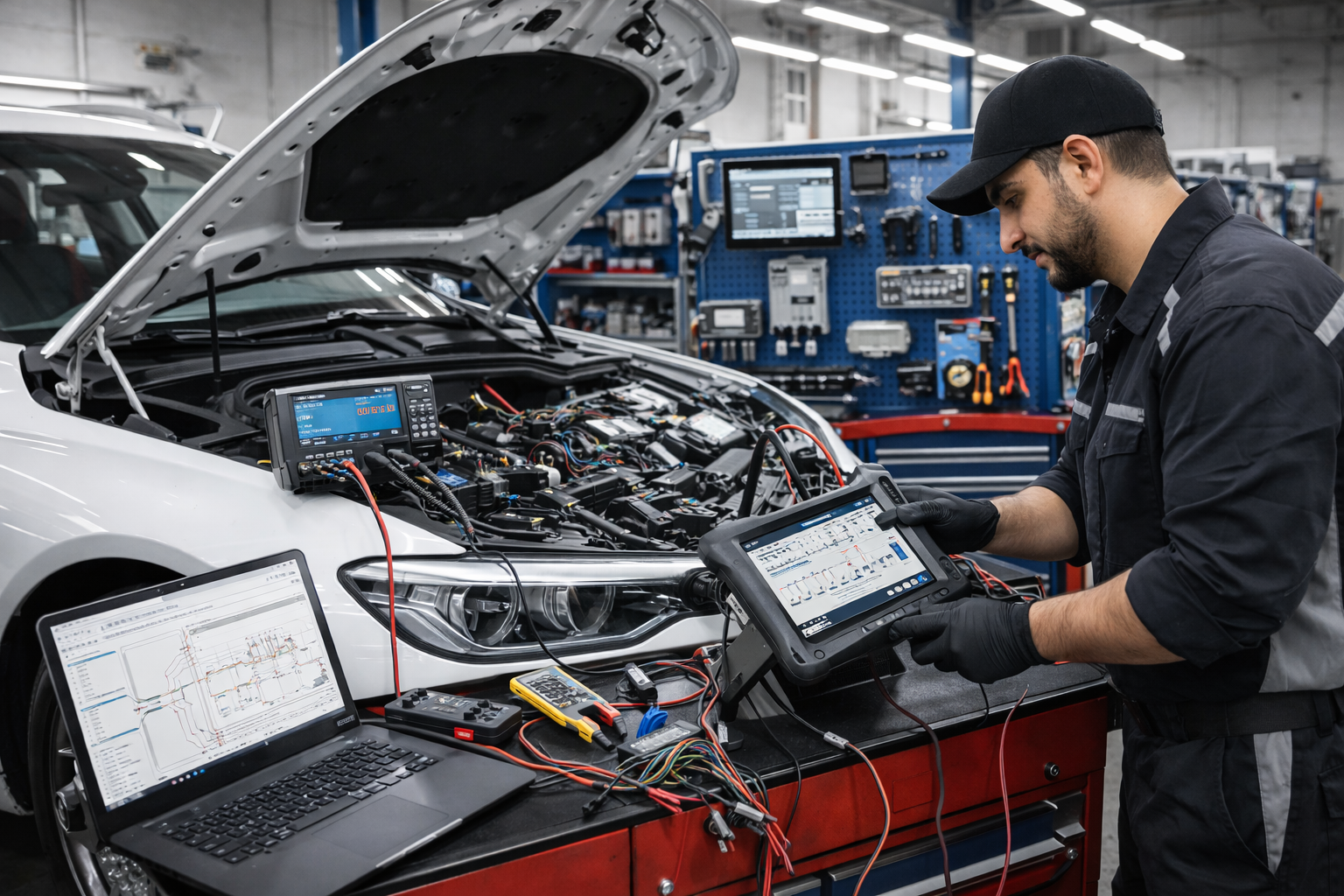 فحص كمبيوتر وبرمجة